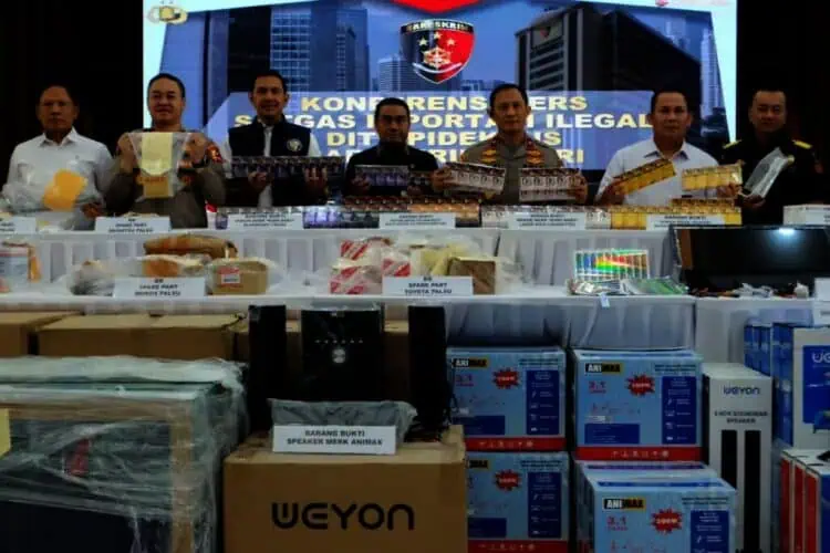 Ungkap 4 Kasus Penyelundupan, Bareskrim Sita Rp64 Miliar