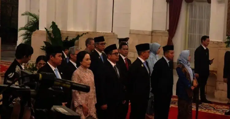 Berikut Ini Daftar Menteri dan Pejabat Negara Yang Dilantik Prabowo
