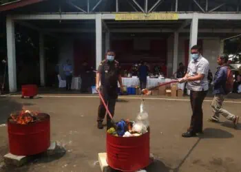 Kejari Kabupaten Tangerang Musnahkan Narkoba Hingga Senjata Tajam
