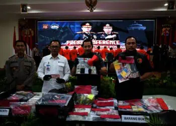 14 Tersangka Peredaran Uang Palsu Ditangkap Personel Polda Banten 