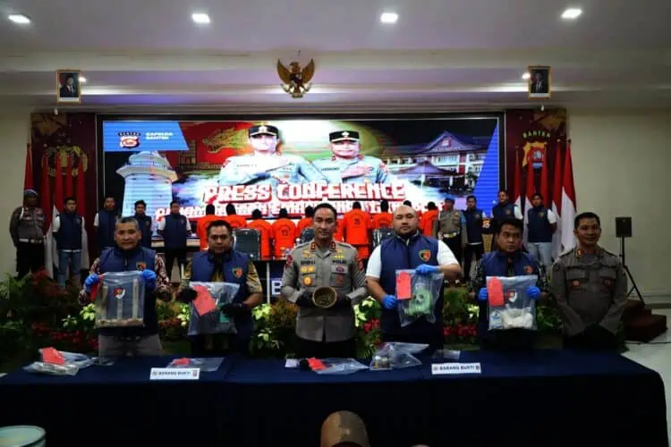 Polda Banten Berantas Penambangan Emas Ilegal, 10 Pelaku Ditangkap di Lebak