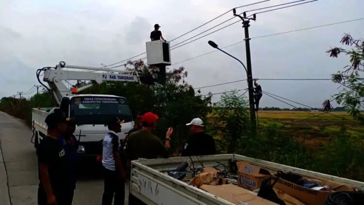 Dishub Kabupaten Tangerang Targetkan 1.486 Lampu PJU