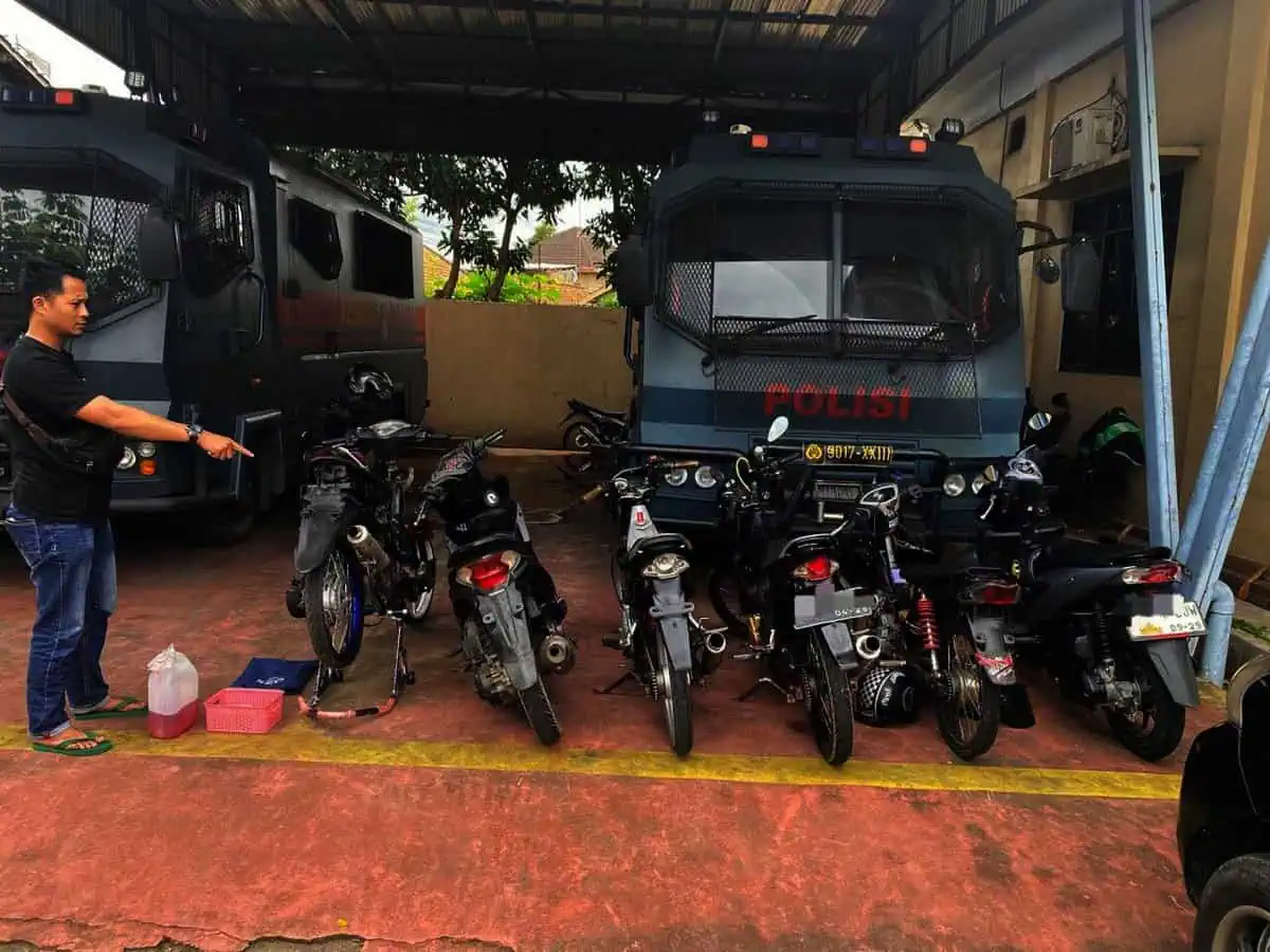 Joki Balap Liar Diciduk Tim Resmob Ditreskrimum Polda Banten di Kota Serang