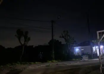 Lampu PJU Mati, Warga Kemiri Keluhkan Jalan Gelap