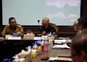 RUPS PT Jamkrida, dipimpin langsung oleh Pj Gubernur Banten A Damenta. (ISTIMEWA)