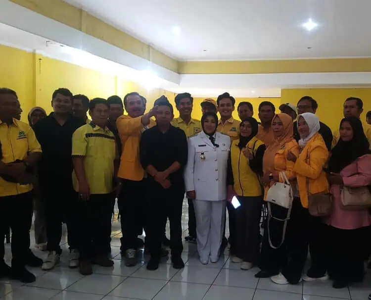 Wabup Tangerang Intan Disambut Hangat Ratusan Kader Golkar