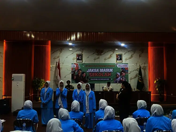 Kejari Kabupaten Tangerang Gelar Jaksa Masuk Sekolah, Kenalkan Kepemimpinan Berintegritas kepada Generasi Muda