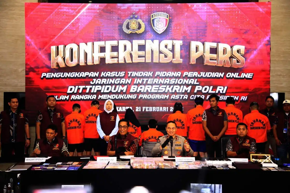 Bareskrim Ungkap Jaringan Judol Internasional Bareskrim Ungkap Jaringan Judol Internasional