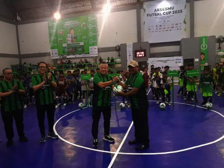 Aksesmu Gelar Kompetisi Futsal di Gor Jatiuwung