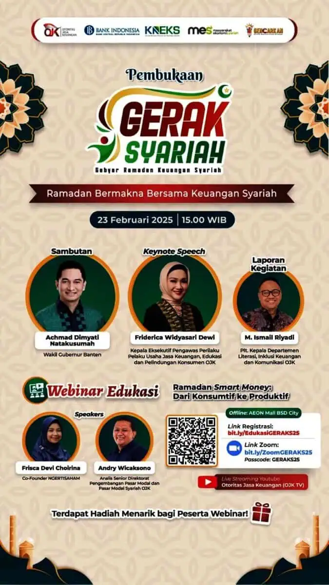 OJK Gelar Syariah Financial Fair SYAFIF Goes to Tangerang