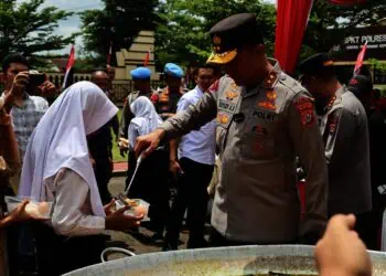 Polda Banten dan YouTuber Bobon Santoso Kolaborasi Dukung Program MBG