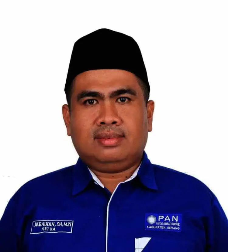 Ketua DPD PAN Kabupaten Serang, Jaenudin. (ISTIMEWA)
