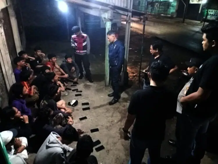 Balap Lari Jadi Ajang Taruhan Dibubarkan Polisi di Ciputat