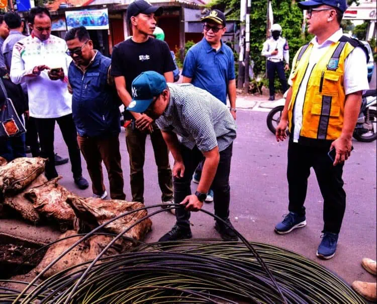 Pilar Targetkan 12 Titik Kabel Semrawut Direlokasi ke Bawah Tanah Tahun Ini