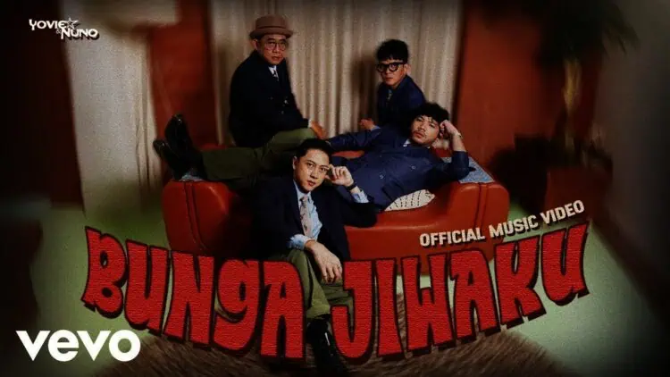 Lirik Lagu Bunga Jiwaku - Yovie & Nuno
