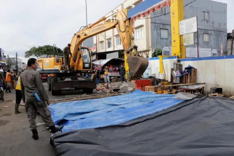 Sejumlah Pasar di Kota Tangerang Ditertibkan