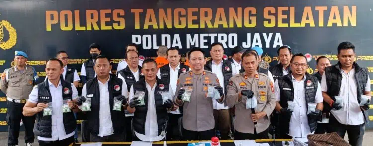 Ekstasi Asal Malaysia Disita, Polres Tangsel Tangkap Dua Tersangka