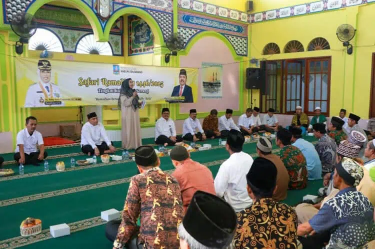 Penyaluran Zakat pada Safari Ramadan, Baznas Kabupaten Serang:Tidak Ada Kaitan Politik