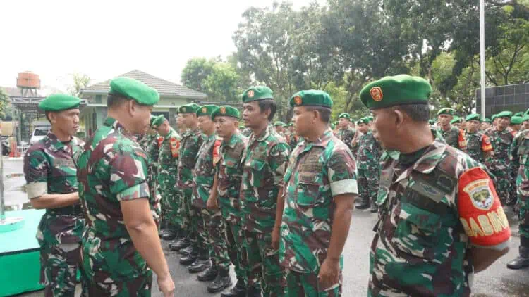 Kodim 0510/Tigaraksa Lepas Anggota Cuti Lebaran 1446 H Gelombang Pertama