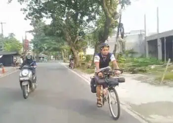 Mudik Gowes Sepeda Lebak-Purbalingga, Zaenal Tempuh Jarak 510 Km