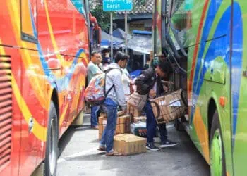 Terminal Poris Plawad Tangerang Mulai Alami Kenaikan Jumlah Penumpang