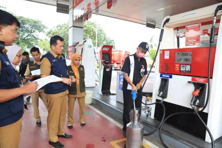 Disperindagkop dan UKM Kota Tangerang Ancam Segel SPBU Nakal
