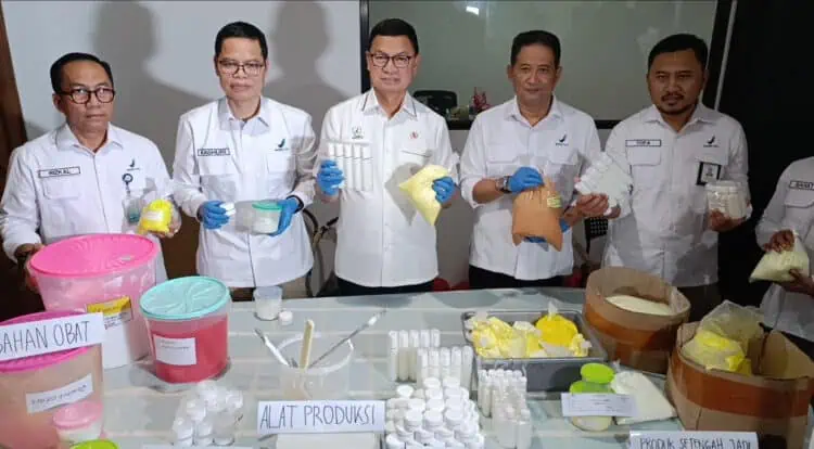 Pabrik Skincare Ilegal di Ciputat Timur Digerebek BPOM RI