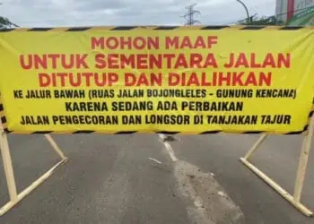 Tanjakan Tajur di Lebak Diperbaiki, Akses Sampay-Cileles Dialihkan