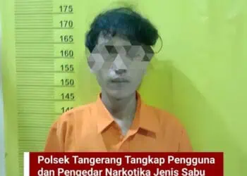 Polsek Tangerang Gerebek Pengedar Sabu di Tanah Tinggi