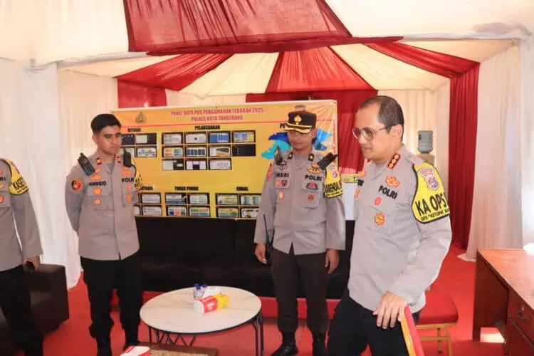 Perketat Keamanan Ramadhan, Kapolresta Tangerang Intensifkan Patroli dan Cek Pos Pengamanan