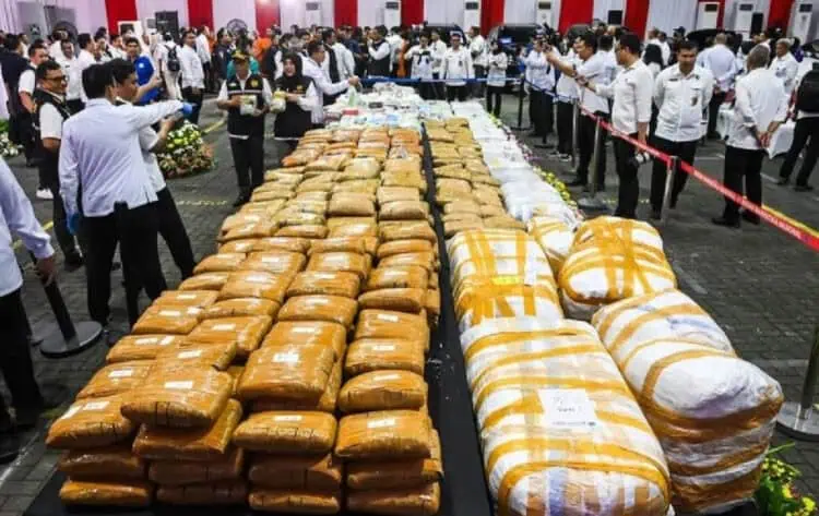 BNN Bongkar Narkoba Rp1 Triliun, Barang Bukti 1,2 Ton
