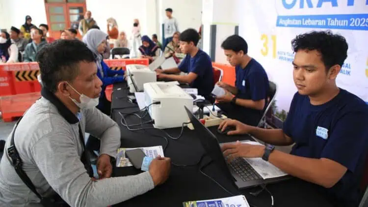 Masyarakat Antusias Lakukan Validasi Ulang Program Mudik Gratis