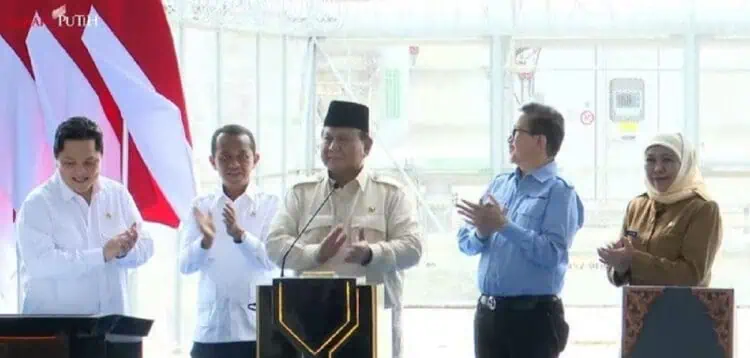 Smelter Emas Freeport di Gresik, Prabowo: Ini yang Terbesar di Dunia