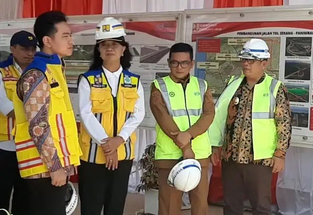 Wapres Gibran Tinjau Progres Pembangunan Tol Serpan Seksi II