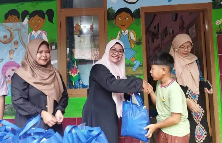 TK PGRI 1 Rangkasbitung Santun Anak Yatim