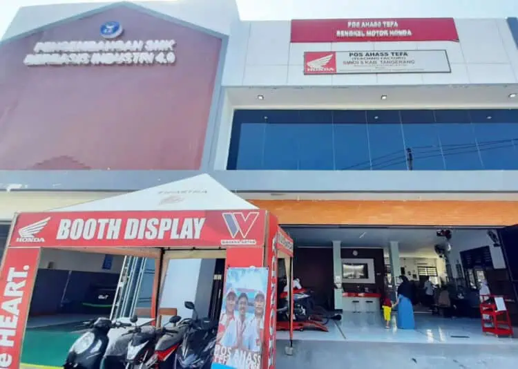 Honda Hadirkan Pos AHASS TEFA di SMKN 8 Kabupaten Tangerang