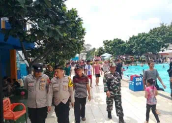 Personel Polsek Balaraja Patroli di Obyek Wisata