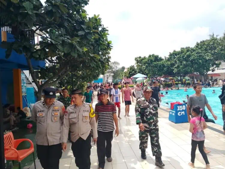 Personel Polsek Balaraja Patroli di Obyek Wisata