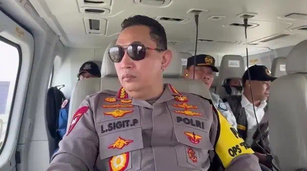 Kapolri Pantau Arus Balik Lebaran di Tol Cipali via Udara