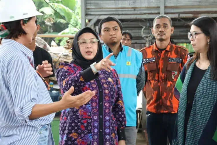 Wabup Intan Tinjau Operasional TPS3R Tanjung Burung
