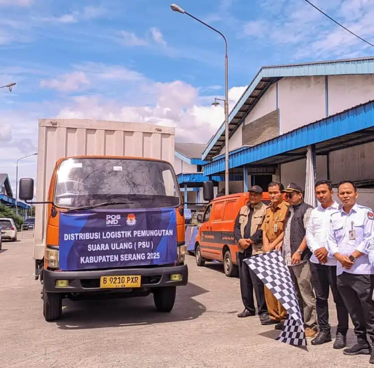 KPU Kabupaten Serang Mulai Distribusikan Logistik untuk PSU
