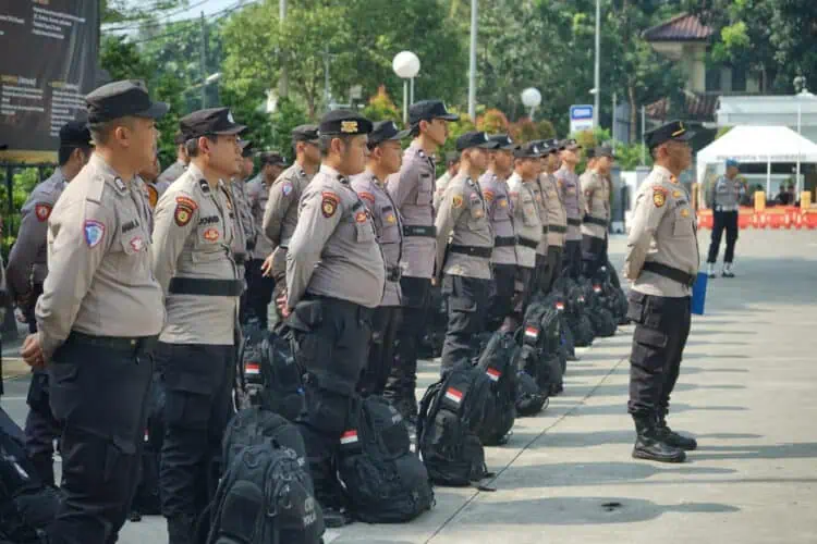 Amankan PSU Serang, Polresta Tangerang Kirimkan 61 Personel