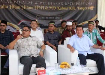 Bupati Tangerang Hadiri Peletakan Batu Pertama Graha Hijau Hitam MD KAHMI Kabupaten Tangerang