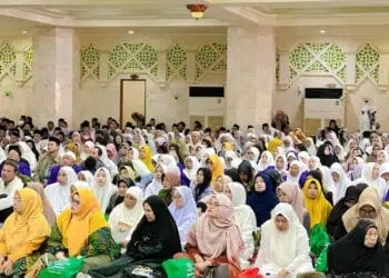 2.170 Jamaah Ikuti Manasik Haji di Aula Masjid Agung Al Amjad Tigaraksa