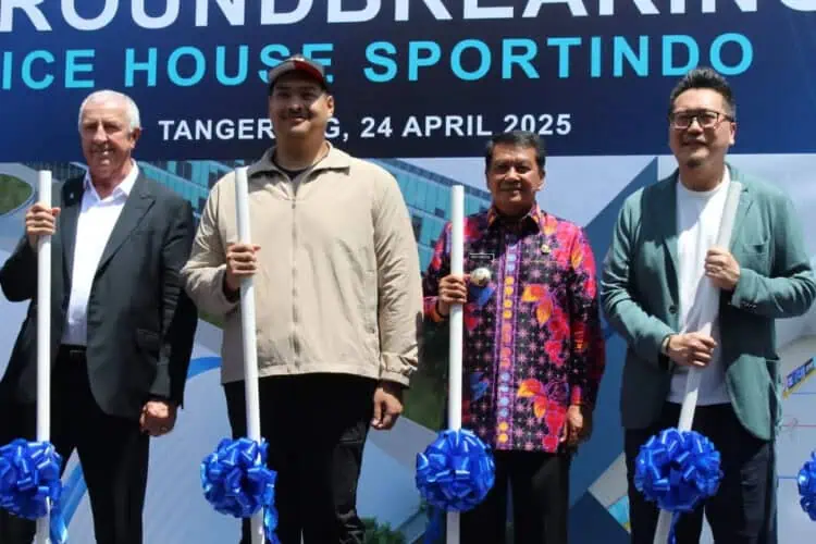 Groundbreaking Ice House Sportindo Dihadiri Menpora dan Bupati Tangerang