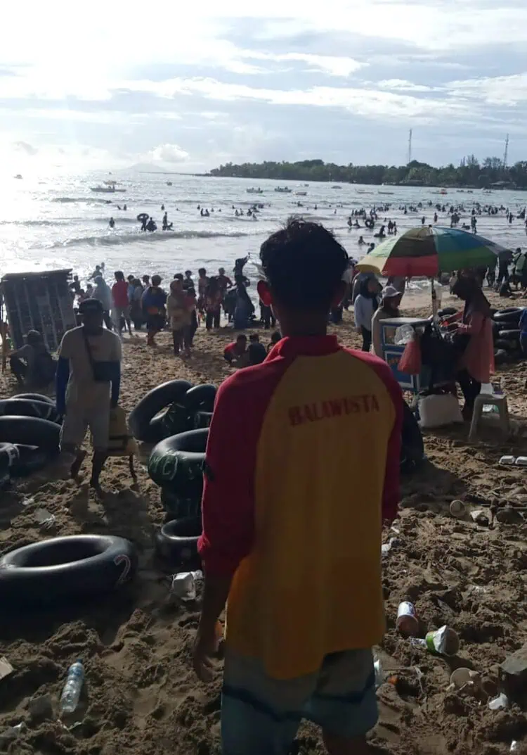 Tim Balawista Sebut Ratusan Ribu Wisatawan Kunjungi Pantai di Banten