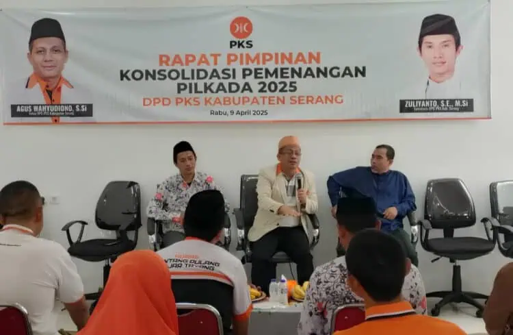 Jelang PSU, PKS Kabupaten Serang Pastikan Kekuatan Mesin Partai Sudah Siap