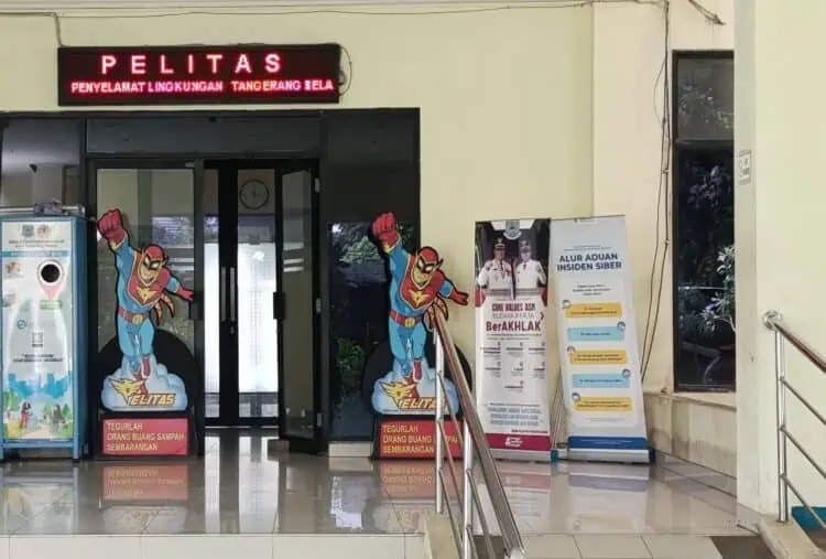 Kantor DLH Tangsel Terpantau Sepi Usai Wahyunoto Lukman Ditahan