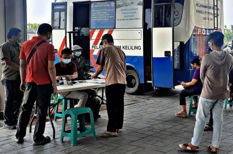 Usai Libur, Satlantas Polresta Tangerang Buka Kembali Layanan SIM Keliling