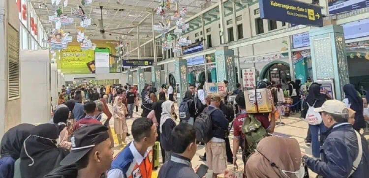 Arus Balik Belum Final, Pemudik Kereta ke Jakarta Baru 67 Persen